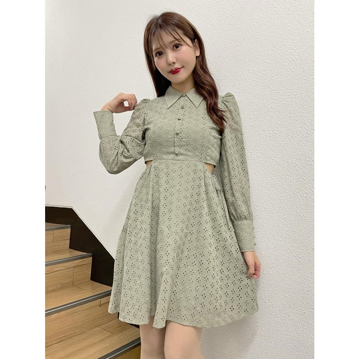 ウエストオープンコットンレースワンピース | EATME | 詳細画像22 