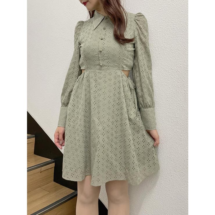 ウエストオープンコットンレースワンピース | EATME | 詳細画像23 