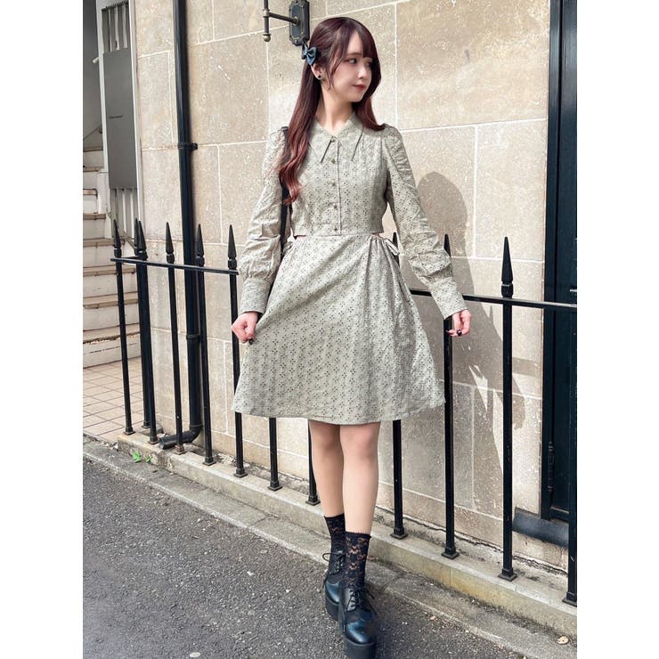 ウエストオープンコットンレースワンピース | EATME | 詳細画像26 