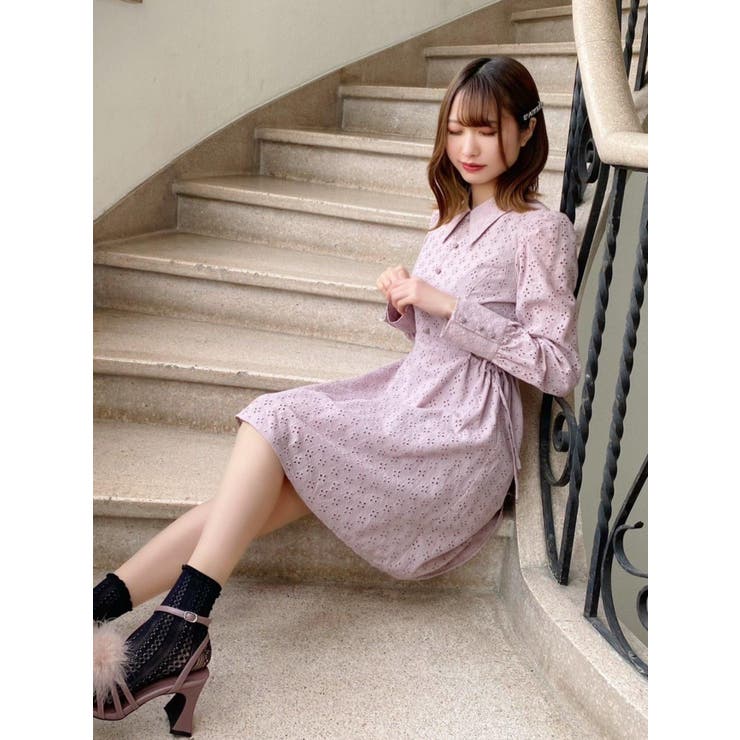 ウエストオープンコットンレースワンピース | EATME | 詳細画像31 