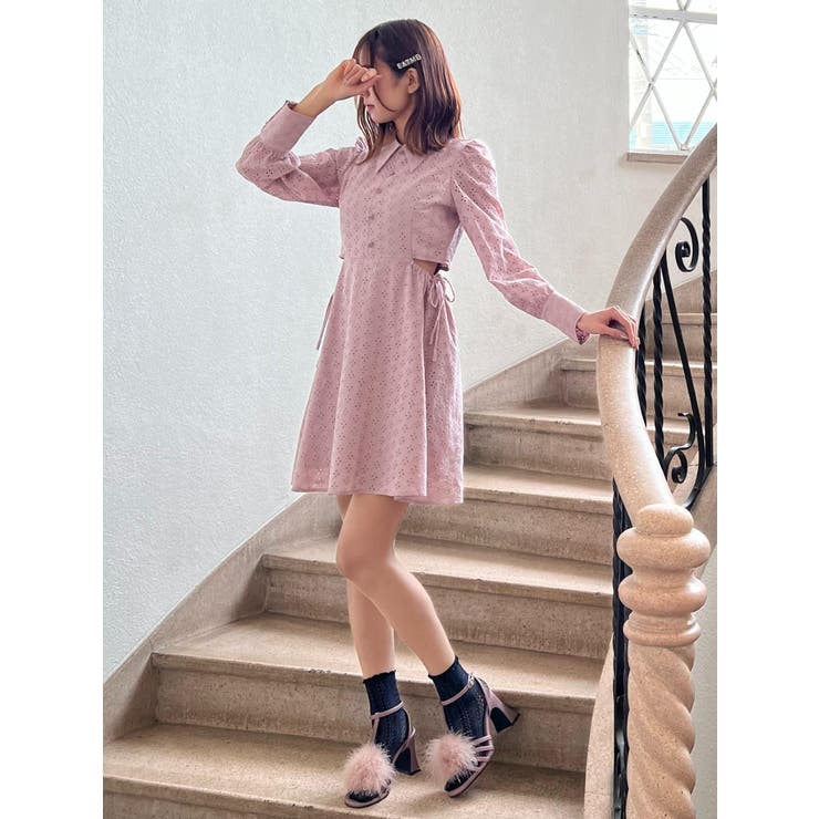 ウエストオープンコットンレースワンピース | EATME | 詳細画像33 