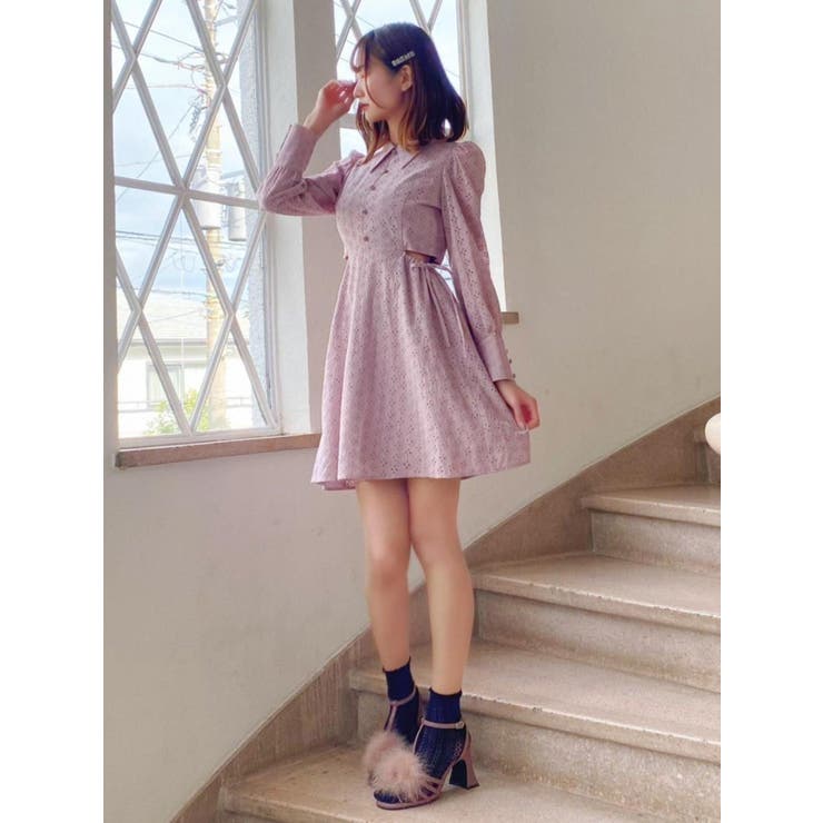 ウエストオープンコットンレースワンピース | EATME | 詳細画像35 