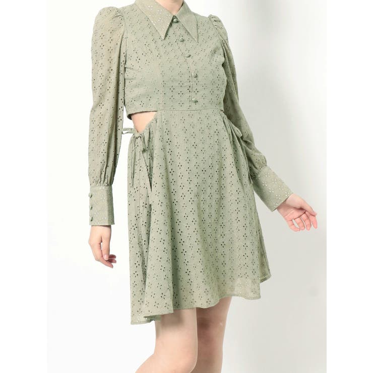 ウエストオープンコットンレースワンピース | EATME | 詳細画像48 