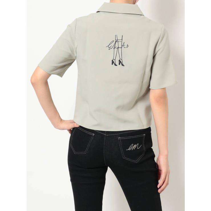 グラフィックボーリングシャツ[品番：MKSW0049805]｜EATME