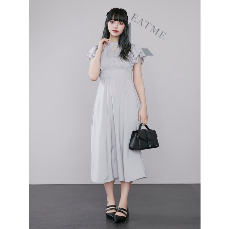 EATME ローズリボンワンピース オリジナルローズリボンロングワンピース | Rlab store