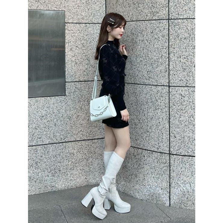 EMロゴニットスカート（セットアップ可能） | EATME | 詳細画像12 