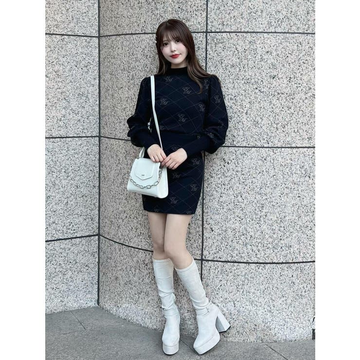 EMロゴニットスカート（セットアップ可能） | EATME | 詳細画像13 