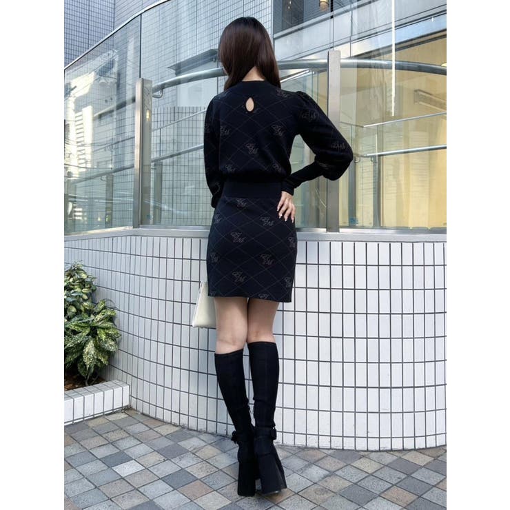 EMロゴニットスカート（セットアップ可能） | EATME | 詳細画像18 