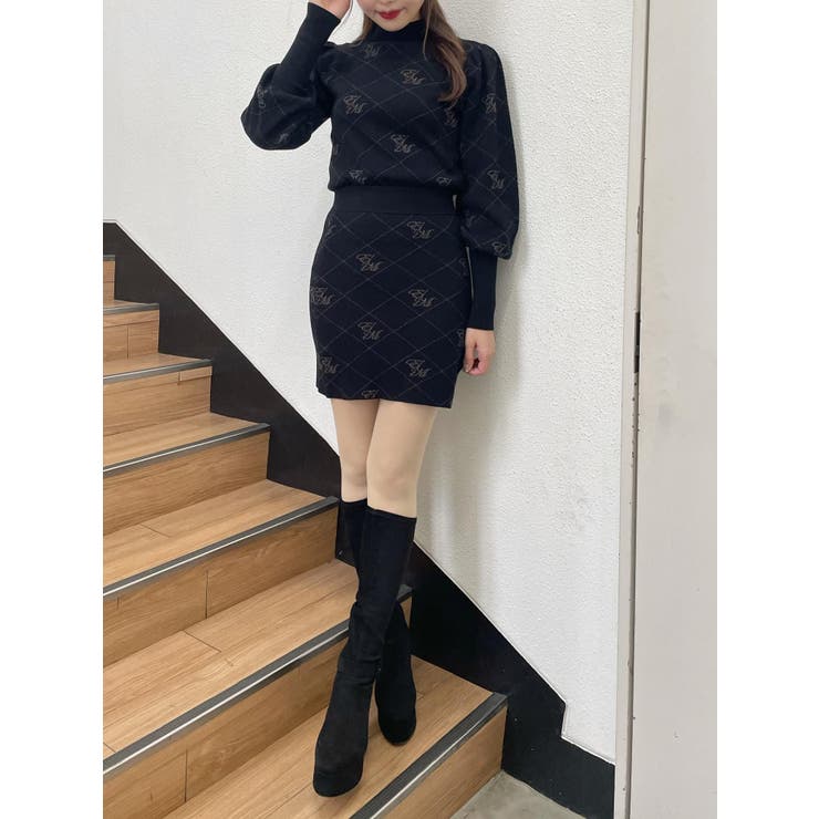 EMロゴニットスカート（セットアップ可能） | EATME | 詳細画像20 