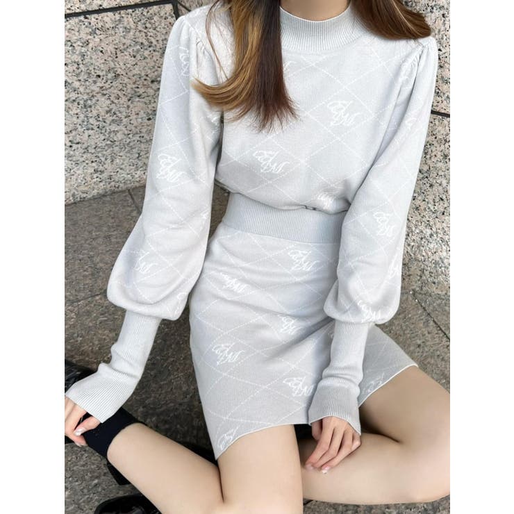 EMロゴニットスカート（セットアップ可能） | EATME | 詳細画像6 