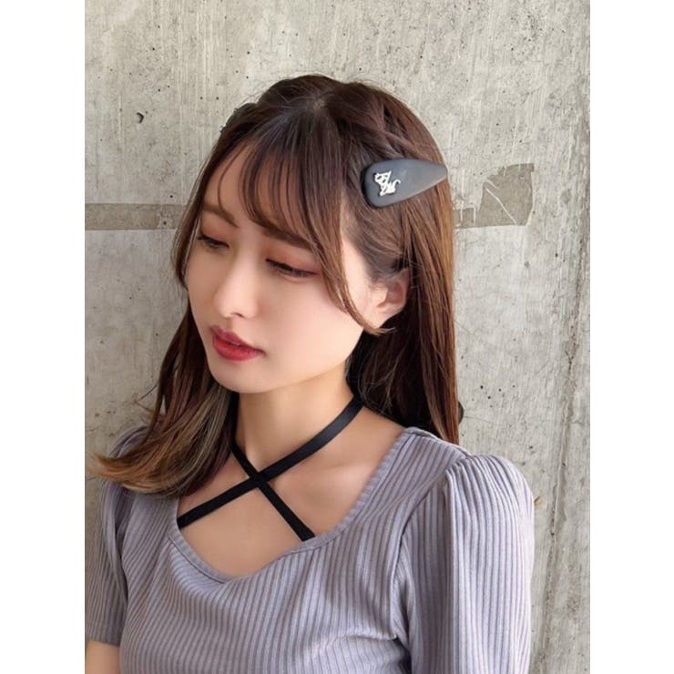 フェイクレザーヘアクリップSET[品番：MKSW0053093]｜EATME