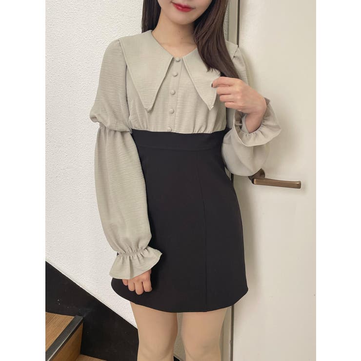 BIGカラードッキングミニワンピース | EATME | 詳細画像3 