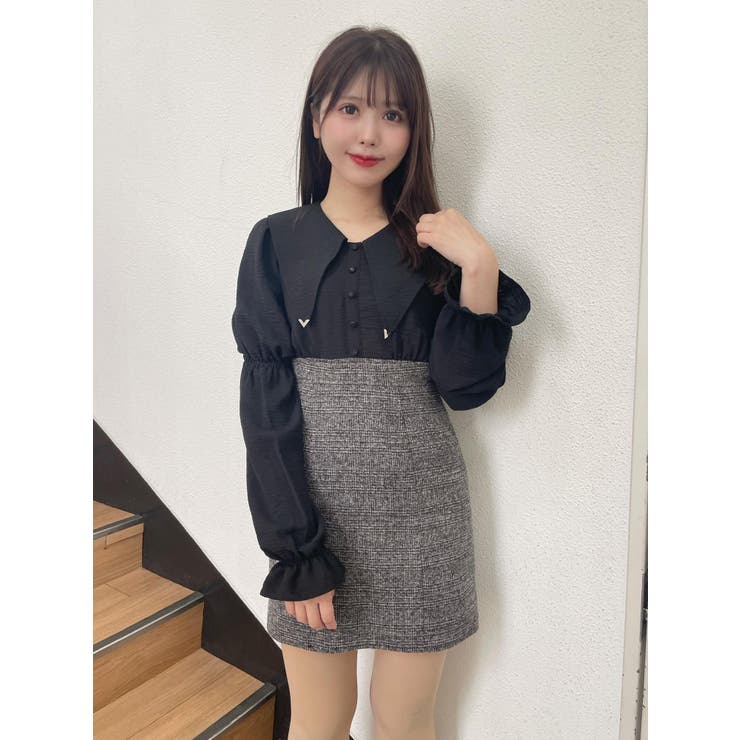 BIGカラードッキングミニワンピース | EATME | 詳細画像6 