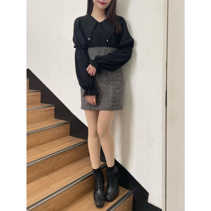 ミックス | BIGカラードッキングミニワンピース | EATME