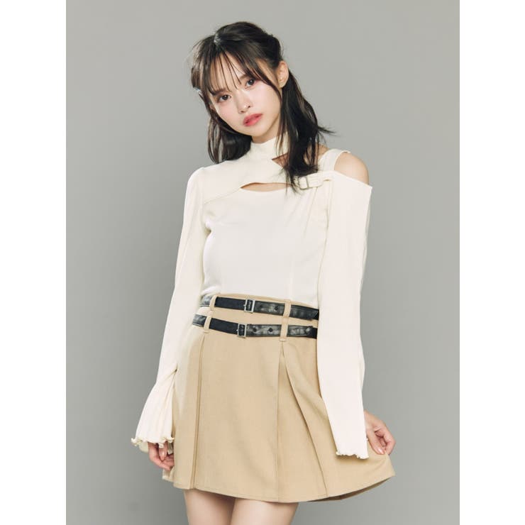 ダブルベルトタックスカート | EATME | 詳細画像23 