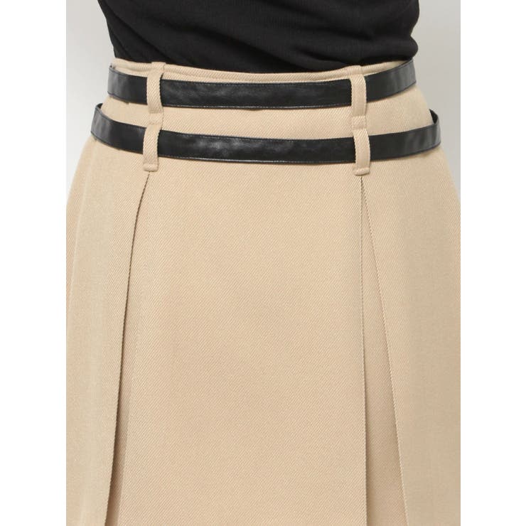 ダブルベルトタックスカート | EATME | 詳細画像9 