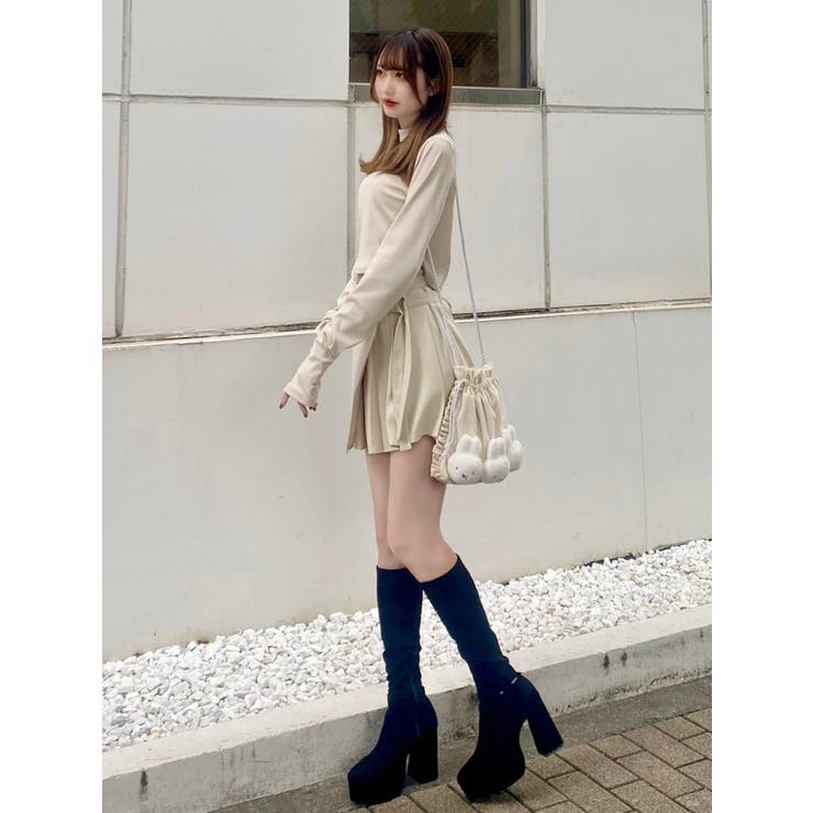 チョーカーリブトップス[品番：MKSW0053036]｜EATME（イートミー