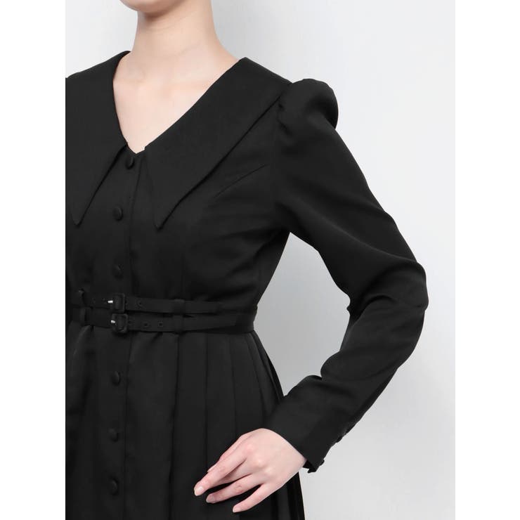 ダブルベルトサイドプリーツワンピース | EATME | 詳細画像43 