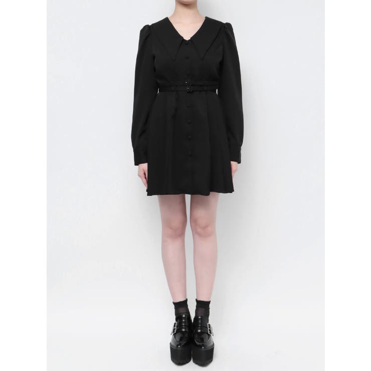 ダブルベルトサイドプリーツワンピース | EATME | 詳細画像45 