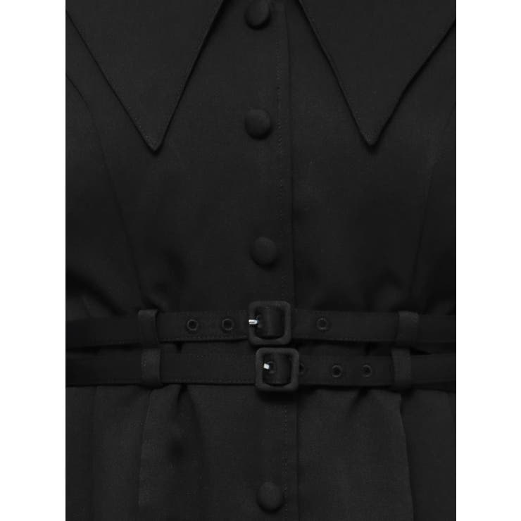 ダブルベルトサイドプリーツワンピース | EATME | 詳細画像47 