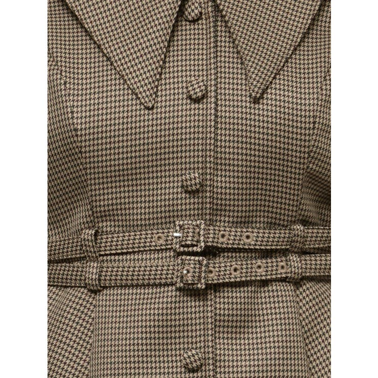 ダブルベルトサイドプリーツワンピース | EATME | 詳細画像48 