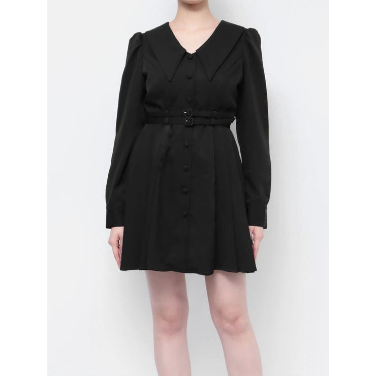 ダブルベルトサイドプリーツワンピース | EATME | 詳細画像50 