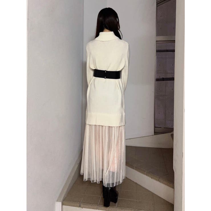 チュールドッキングニットワンピース | EATME | 詳細画像10 