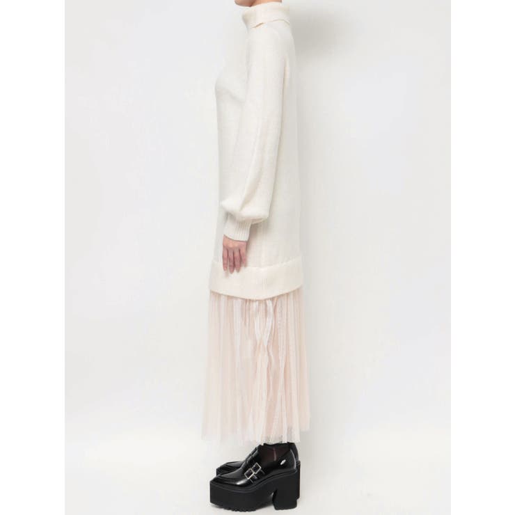 チュールドッキングニットワンピース | EATME | 詳細画像25 