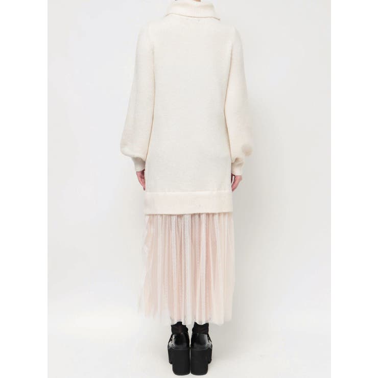 チュールドッキングニットワンピース | EATME | 詳細画像26 