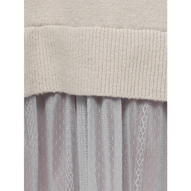 チュールドッキングニットワンピース | EATME | 詳細画像30 