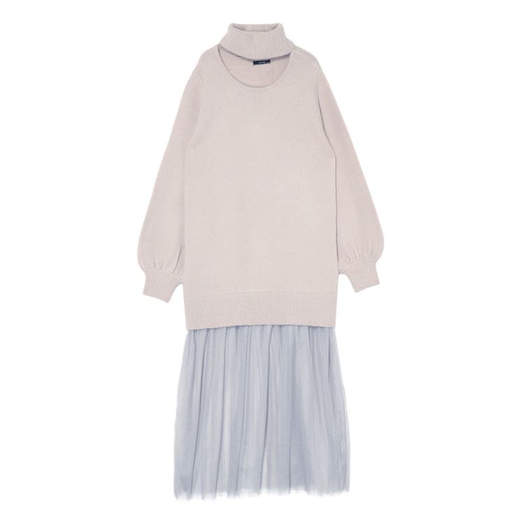 チュールドッキングニットワンピース | EATME | 詳細画像40 