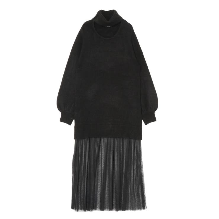 チュールドッキングニットワンピース | EATME | 詳細画像41 