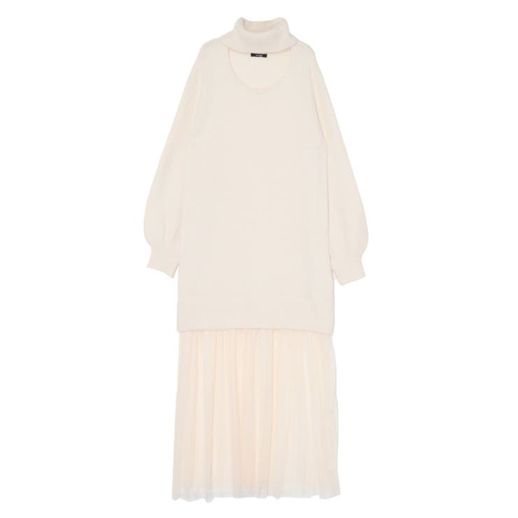 チュールドッキングニットワンピース | EATME | 詳細画像42 