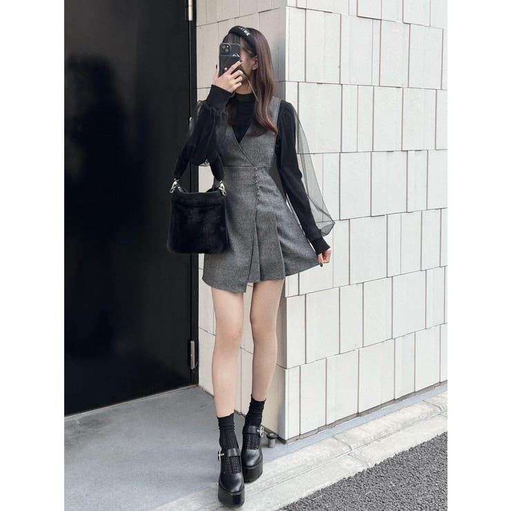 サイドプリーツラップライクジャンスカ | EATME | 詳細画像2 