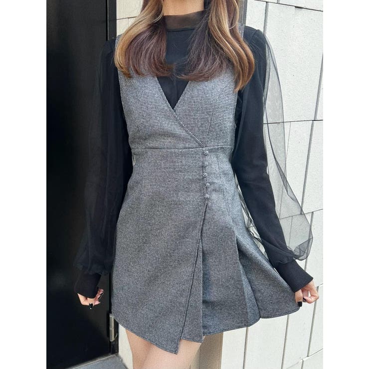 ミックス | サイドプリーツラップライクジャンスカ | EATME