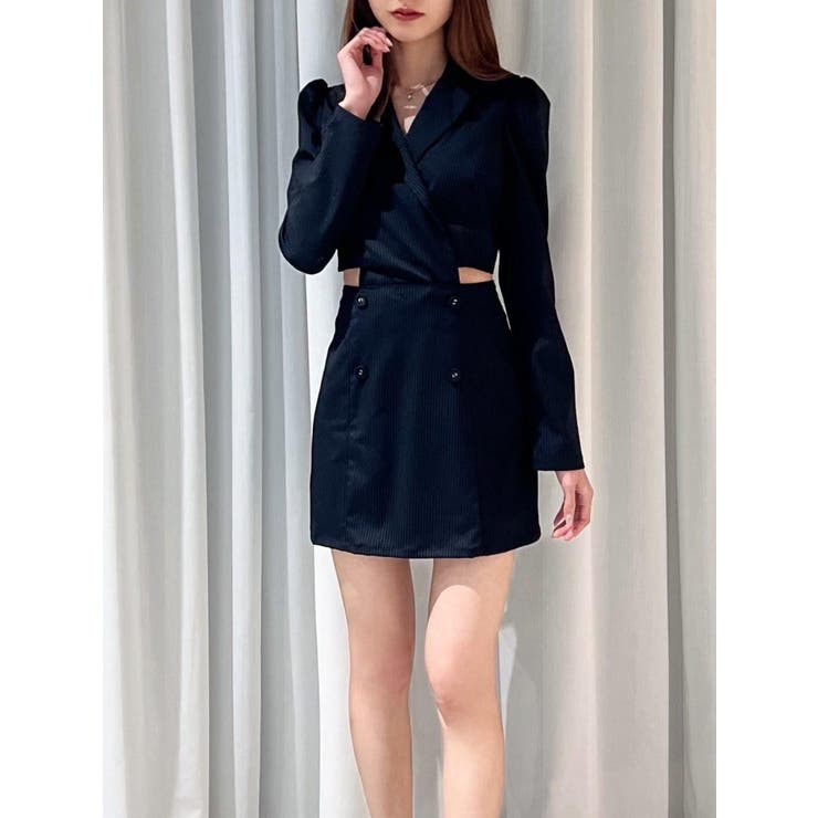 2wayカットアウトテーラードワンピース | EATME | 詳細画像30 