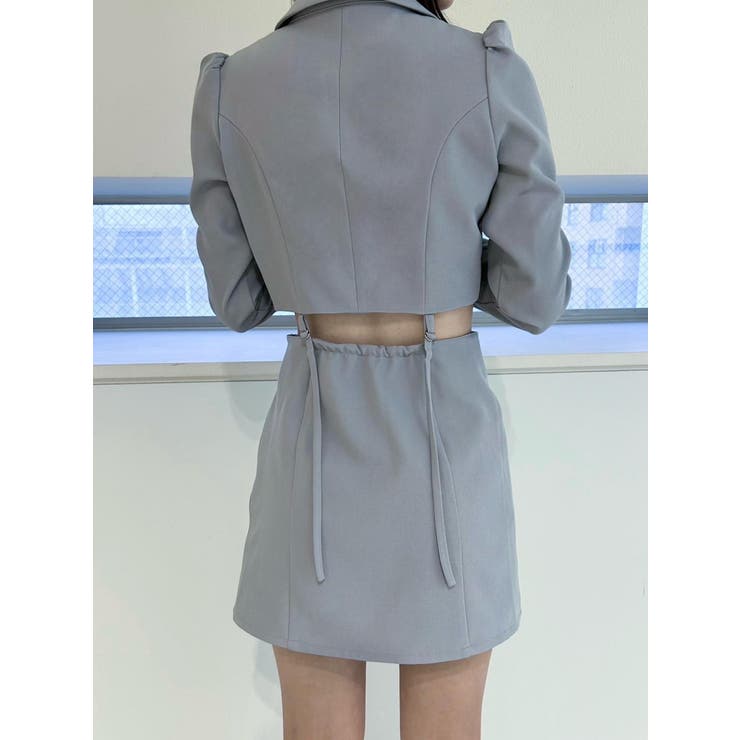 2wayカットアウトテーラードワンピース | EATME | 詳細画像34 