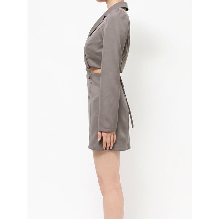 2wayカットアウトテーラードワンピース | EATME | 詳細画像37 