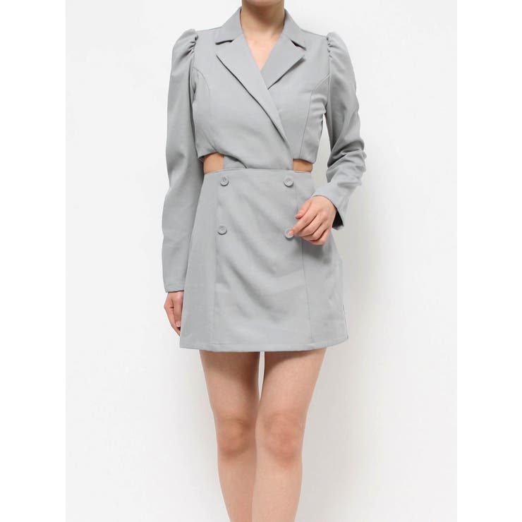 2wayカットアウトテーラードワンピース | EATME | 詳細画像49 