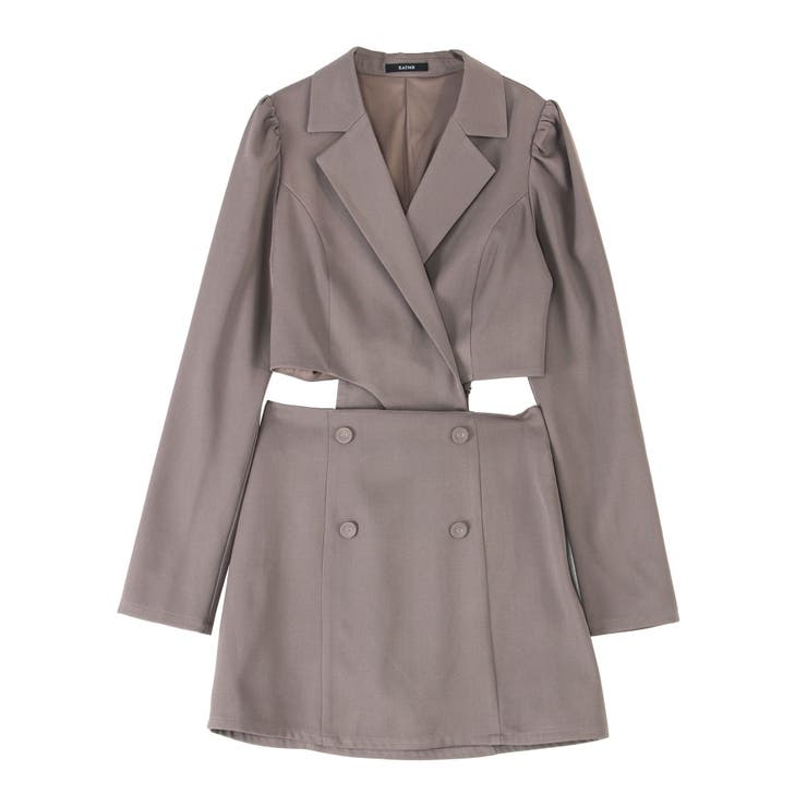 2wayカットアウトテーラードワンピース | EATME | 詳細画像50 