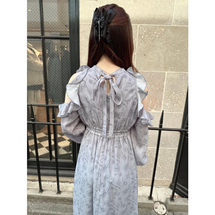 カットショルダーオリジナル柄ワンピース | EATME | 詳細画像38 