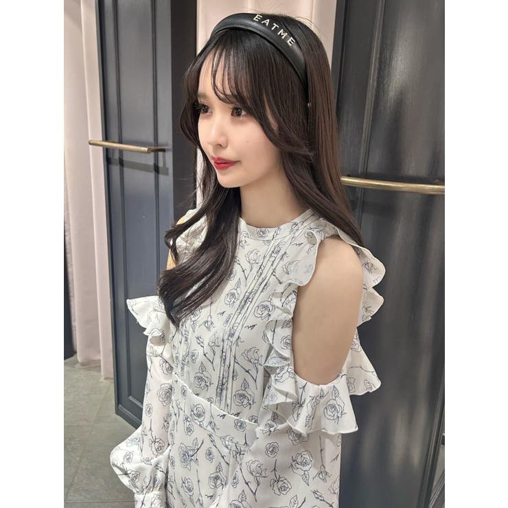 カットショルダーオリジナル柄ワンピース | EATME | 詳細画像45 