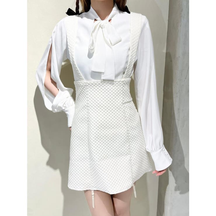 オフホワイト | BACKレースアップジャンスカ | EATME