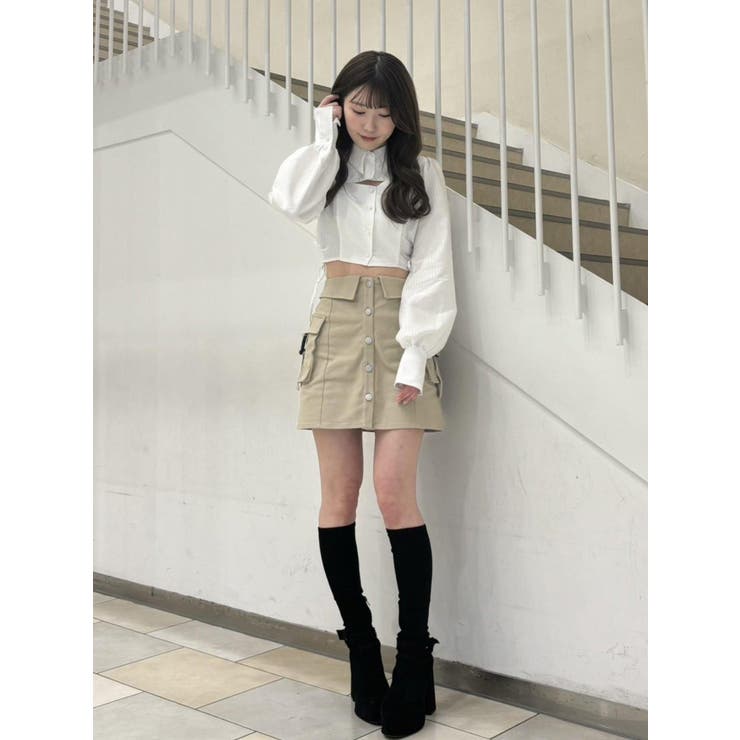 フラップポケットカーゴスカート | EATME | 詳細画像31 