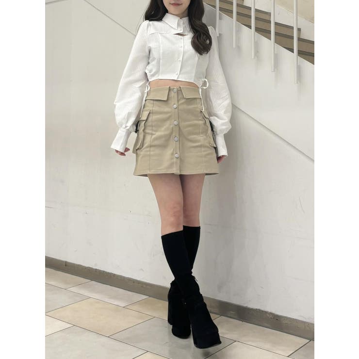 フラップポケットカーゴスカート | EATME | 詳細画像32 