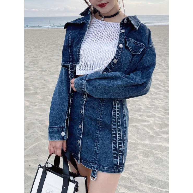 透かし編みニットTOP | EATME | 詳細画像2 