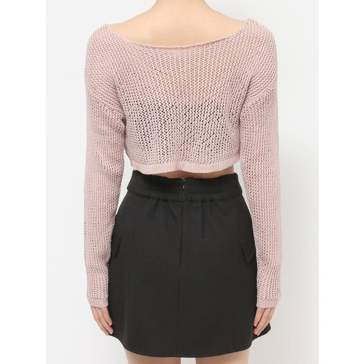 透かし編みニットTOP | EATME | 詳細画像27 