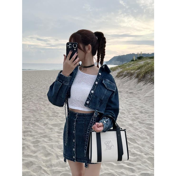 透かし編みニットTOP | EATME | 詳細画像3 