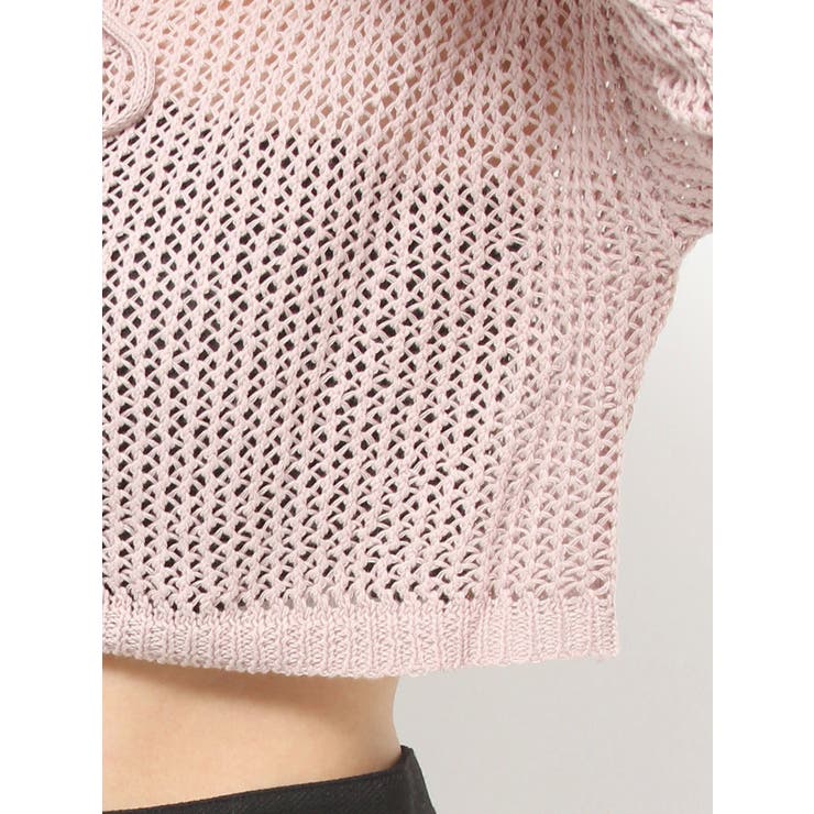透かし編みニットTOP | EATME | 詳細画像30 