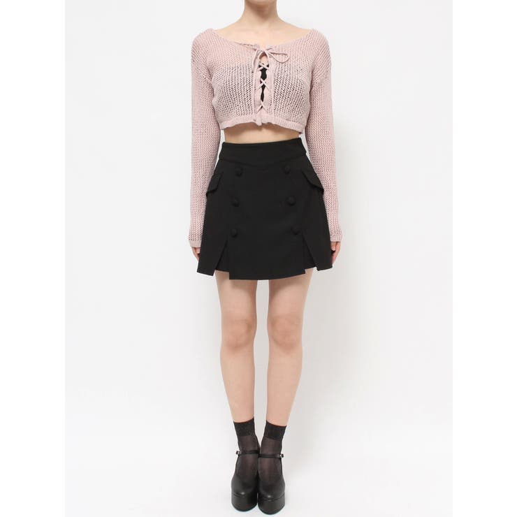 透かし編みニットTOP | EATME | 詳細画像31 